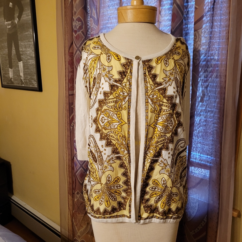 Silk cardigan